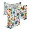 HERMA Butterfly Motif Lever Arch File A4 70 mm Spine, Sturdy Cardboard, Multicolour 20191