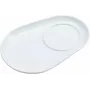 Ritzenhoff & Breker BIANCO ovalni porculanski podmetači, 125 x 180 x 20 mm, bijeli, 6 kom., 425895