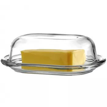 Ritzenhoff & Breker STYLE staklena posuda za maslac s poklopcem, 190x130x70 mm, 812022
