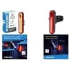FISCHER FAHRRAD LED stražnje svjetlo za bicikl, punjivo, crno-crveno 50089:FISCHER