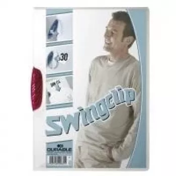 DURABLE SWINGCLIP 30 A4 prozirna kopča za dokumente (pakiranje 25 komada) 226035