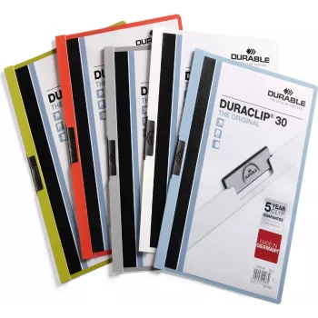 DURABLE DURACLIP 30 A4 kopča za dokumente plava (pakiranje 25 komada) 220057