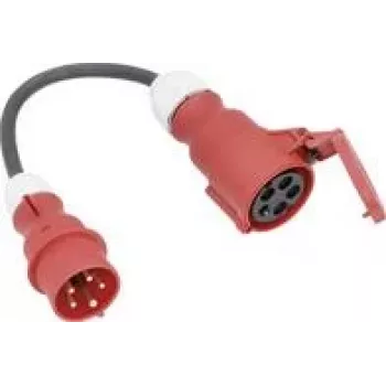 AS Schwabe 61376 adapter kabel za struju 16 A crni 0,3 m