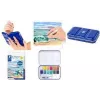 STAEDTLER 888M M12-C set metalik akvarelnih boja, 12 boja u metalnoj kutiji s paletom za miješanje i prstenom za prst