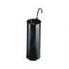 Durable okrugli metalni stalak za kišobrane, 28,5 L, crni (335001)