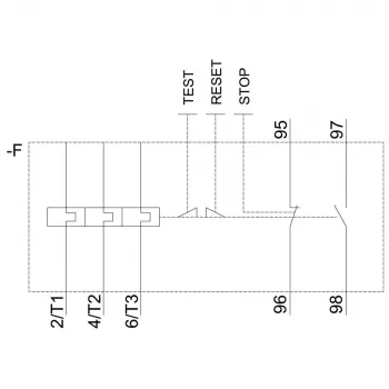 SIEMENS relej za preopterećenje 11-16 A, klasa 10, S0, 3-polni, 1NO+1NC, vijčani priključci, 3RU2126-4AB0