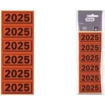 ELBA 2025 crvene samoljepljive indeksne etikete 57 x 25 mm (120 etiketa) za registratore