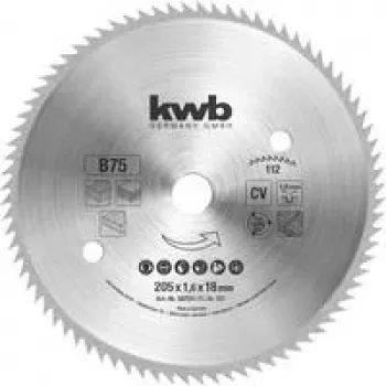 KWB 587511 list kružne pile 205 mm x 18 mm provrt, 40 zuba, TCT, za drvo