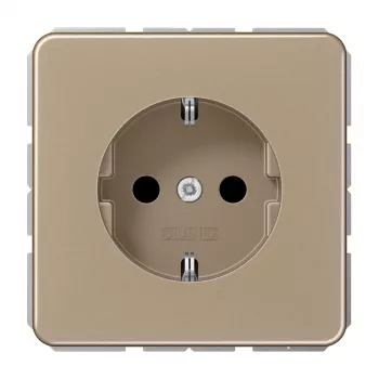 JUNG CD1520KIGB utičnica Schuko, aluminij bronca-zlatna
