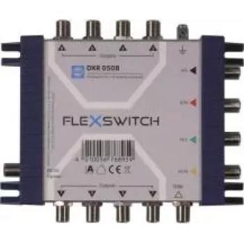 WISI FLEXSWITCH DXR0508 multiswitch 5 u 8 napajan prijemnikom pasivno kaskadno