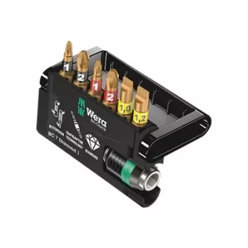 Wera Bit-Check 7 Diamond 1 set bitova za odvijač, 7-dijelni, 1/4