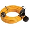 AS Schwabe 25 m narančasti gumeni produžni kabel sa Schuko utikačem i utičnicom, 3G1,5 mm², IP44, 16 A, 230 V 59225