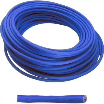 HELOS Cat 8.1 S/FTP PiMF Installation Cable, LSZH, Blue, 100m Ring