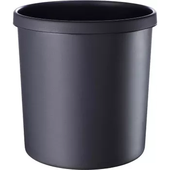HELIT H6106495 vatrootporna okrugla kanta za smeće, 18 L, crna