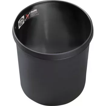 HELIT H6106495 vatrootporna okrugla kanta za smeće, 18 L, crna