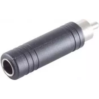 ShiverPeaks audio adapter, Cinch utikač na 6,3-mm mono utičnicu za slušalice, metal, niklani (BS57005)