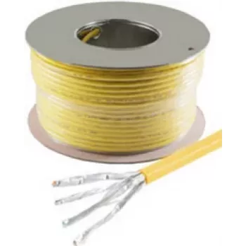 SHIVERPEAKS 75500-A+-100SSP Cat.7a S/FTP instalacijski kabel, 100 m, žuti