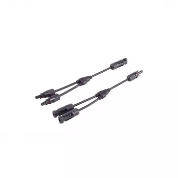 SHIVERPEAKS PV4 T-adapter kabel set, 2-na-1, 4 mm², crni, 30 cm BS02-21032