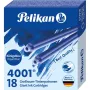 Pelikan 4001 GTP/18 kraljevski plave standardne tinte u patronama velikog kapaciteta, 18 kom 300735