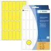 HERMA 2361 žute mat trajne samoljepljive papirnate etikete, 13 x 40 mm, 896 etiketa (32 lista x 28)