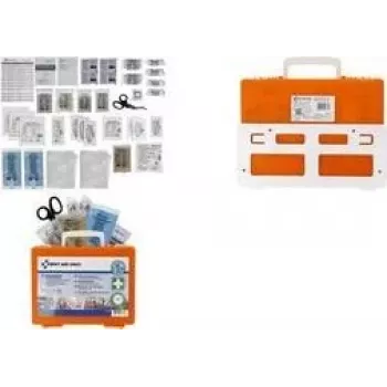 FIRST AID ONLY DIN 13157 prva pomoć kutija, narančasta, IP54, ABS, zidna montaža P-51002 00