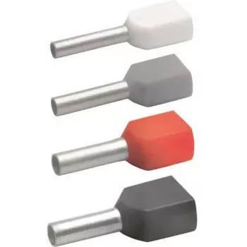 Klauke 87313 dvostruka kabelska stopica 2 x 0,75 mm² siva
