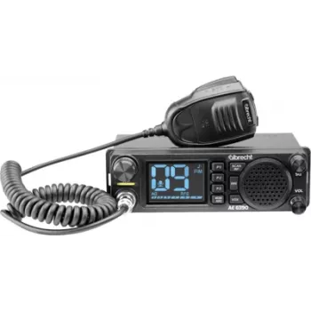 Midland Albrecht AE6390 CB radio 12/24V 4W AM/FM VOX DIN ugradnja s 2,4 inch zaslonom 12639