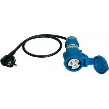 Benning mjerni adapter Schuko utikač na CEE caravan utičnicu 16 A 3-polna plava (044143)