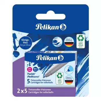 Pelikan roller tintne patrone 5 kom plave (824705)