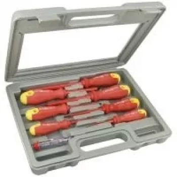 TECLINE 8-dijelni VDE izolirani set odvijača u prozirnoj kutiji 94918