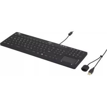 Renkforce IP68 industrijska USB tipkovnica s touch površinom, crna (iM-IKB110-BK)