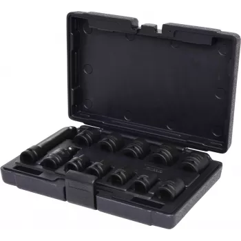 KS TOOLS 1/2 inch šesterokutni udarni set utičnica, kratki, 12-dijelni (515.0112)