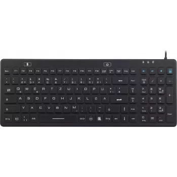 Renkforce IP68 industrijska USB tipkovnica crna otporna na prskanje nepropusna za prašinu (iM-IKB106-BK)