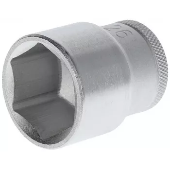 GEDORE 1/2 inch prihvat 6-kutna nasadna ključ, 26 mm, krom-vanadij čelik, mat kromirano 6132070