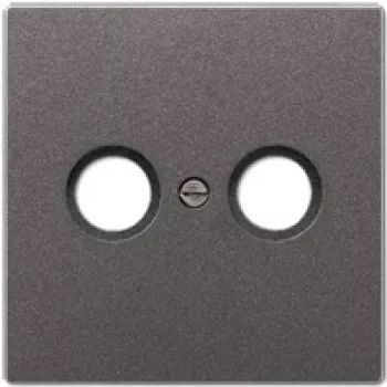 JUNG AL 2990 TV AN poklopac za antenske utičnice 1-struki, lakirani aluminij, serija LS, antracit