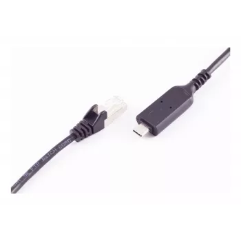 SHIVERPEAKS USB-C na RJ45 Gigabit Ethernet adapter kabel 1m crni BS13-51025
