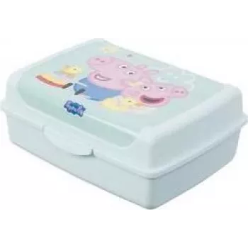 keeeper carla midi Peppa Pig kutija za užinu, 1,0 L, Aquamarin Deco-Click-Box 1070562433600