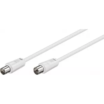 TECLINE Wentronic Goobay antenski kabel, bijeli, 20 m - IEC koaksijalni utikač na IEC koaksijalnu utičnicu (50125)