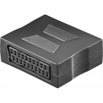 Wentronic Goobay SCART adapter, SCART utičnica na SCART utičnicu, 21-pin, crni 50771
