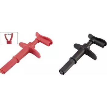 VOLTCRAFT krokodil stezaljka s 4 mm utikačem CAT III 1000 V, CAT IV 600 V, crno-crvena MSK-116 (VC-8371750)