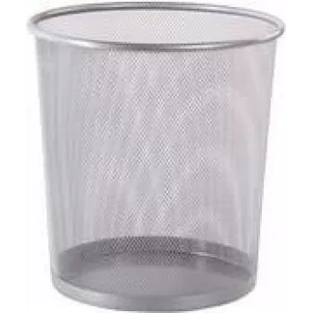 Westcott žičana košara za smeće, 12,3 L, srebrna, okrugla, 230 x 270 mm E-744607 00