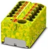 Phoenix Contact PTFIX 10/12X4-GNYE razvodni blok, push-in, 10 mm², zeleno/žuti 1153438