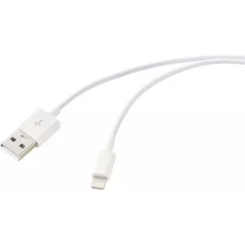 Renkforce USB 2.0 USB-A na Apple Lightning kabel 1m bijeli mat RF-5724084