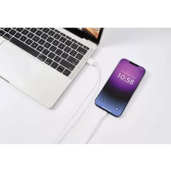 Renkforce USB 2.0 USB-A na Apple Lightning kabel 1m bijeli mat RF-5724084