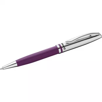 Pelikan Jazz Classic kemijska olovka, ljubičasti metal, mehanizam na okretanje, plava tinta, Medium 300013899