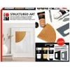 Marabu STRUCTURED ART set akrilne strukturne paste, 3 x 100 ml, bijela, na bazi vode, kremasto-pastozna, mat završnica 1202000000088
