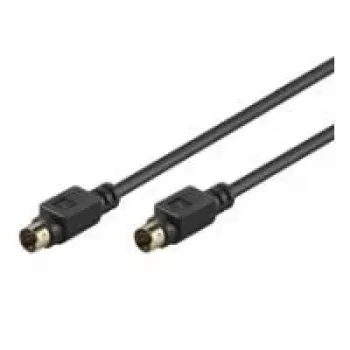 Goobay AVK 157 S-Video kabel 1m utikač na utikač crni 50057