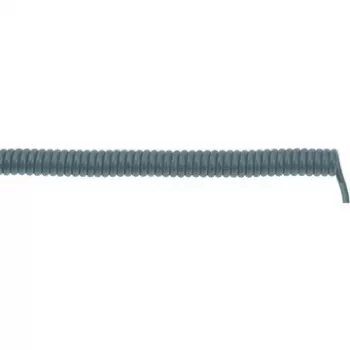 LAPP UNITRONIC SPIRAL LiF2Y11Y spiralni podatkovni kabel, 4 x 0,25 mm², sivi, 400 mm skupljen / 1600 mm rastegnut 73220353
