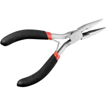 Wentronic plosnata okrugla kliješta 125 mm s nazubljenim čeljustima (25 mm)
