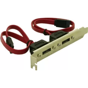 Delock unutarnji slot nosač 2x SATA na 2x eSATA vanjski (65116)